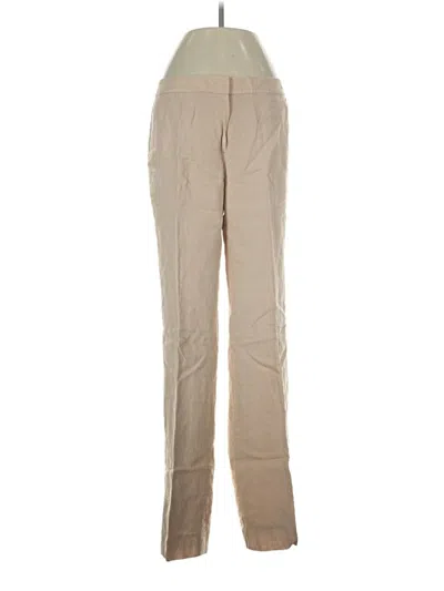 Pre-owned Brooks Brothers 346 Linen Pants In Tan