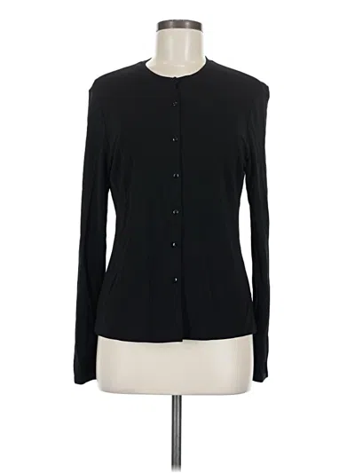 Pre-owned Brooks Brothers 346 Long Sleeve Blouse In Black