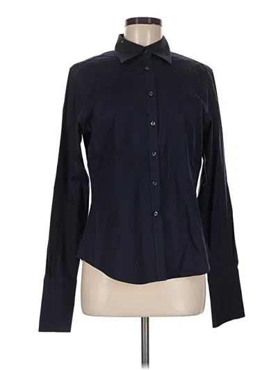 Pre-owned Brooks Brothers 346 Long Sleeve Button Down Shirt In Black