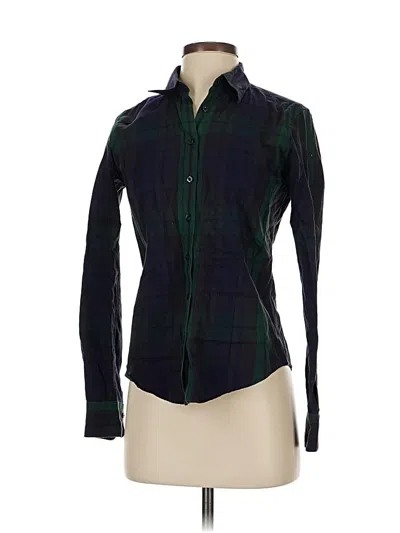 Pre-owned Brooks Brothers 346 Long Sleeve Button Down Shirt In Blue