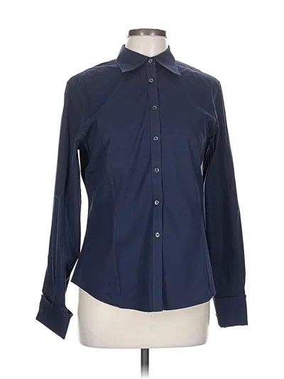 Pre-owned Brooks Brothers 346 Long Sleeve Button Down Shirt In Blue