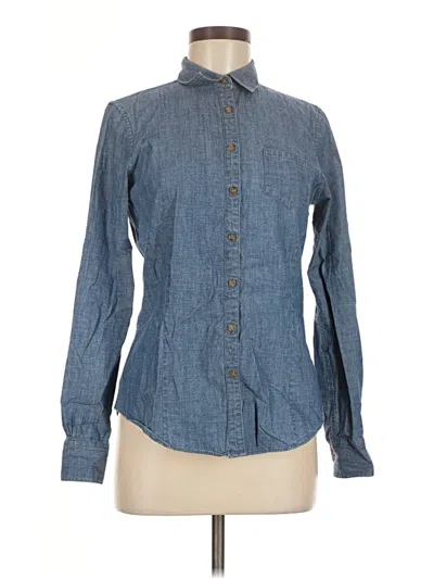 Pre-owned Brooks Brothers 346 Long Sleeve Button Down Shirt In Blue