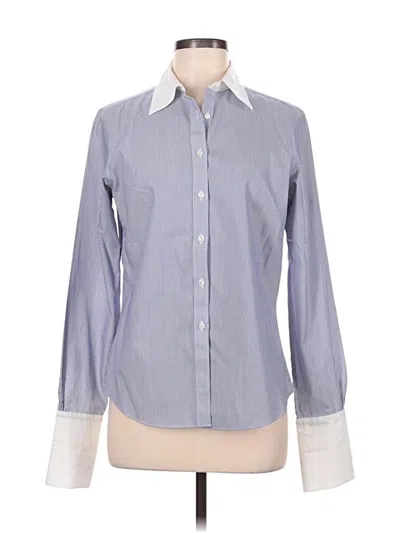 Pre-owned Brooks Brothers 346 Long Sleeve Button Down Shirt In Blue