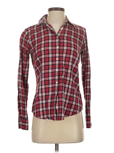 Pre-owned Brooks Brothers 346 Long Sleeve Button Down Shirt In Burgundy
