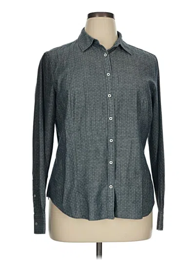 Pre-owned Brooks Brothers 346 Long Sleeve Button Down Shirt In Gray
