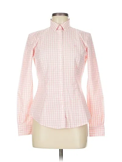 Pre-owned Brooks Brothers 346 Long Sleeve Button Down Shirt In Orange