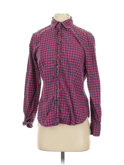 Pre-owned Brooks Brothers 346 Long Sleeve Button Down Shirt In Red