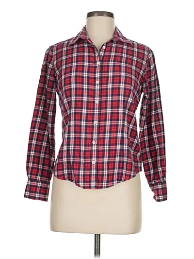 Pre-owned Brooks Brothers 346 Long Sleeve Button Down Shirt In Red