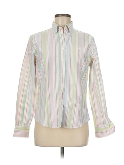 Pre-owned Brooks Brothers 346 Long Sleeve Button Down Shirt In White
