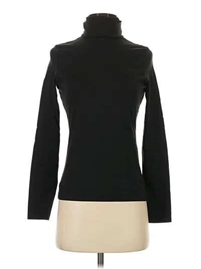 Pre-owned Brooks Brothers 346 Long Sleeve Turtleneck In Black
