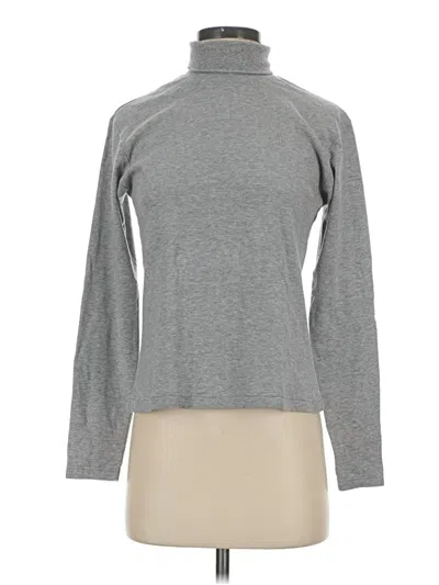 Pre-owned Brooks Brothers 346 Long Sleeve Turtleneck In Gray