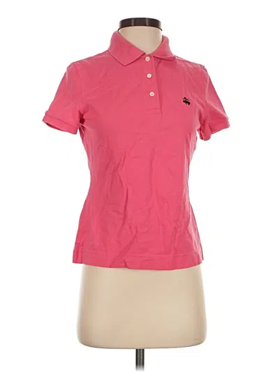 Pre-owned Brooks Brothers 346 Short Sleeve Polo Shirt In Pink