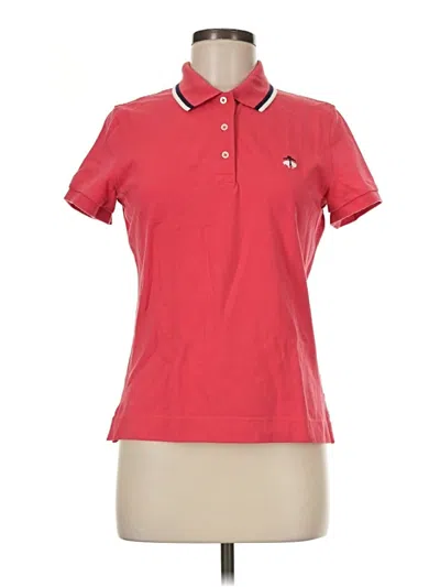 Pre-owned Brooks Brothers 346 Short Sleeve Polo Shirt In Red