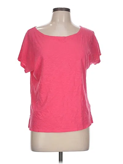 Pre-owned Brooks Brothers 346 Short Sleeve T-shirt In Pink