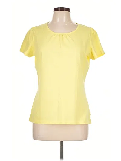 Pre-owned Brooks Brothers 346 Short Sleeve T-shirt In Yellow
