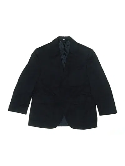 Pre-owned Brooks Brothers 346 Kids' Wool Blazer Jacket In Blue