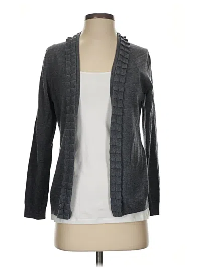 Pre-owned Brooks Brothers 346 Wool Cardigan Sweater In Gray