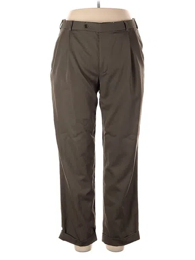 Pre-owned Brooks Brothers 346 Wool Pants In Brown