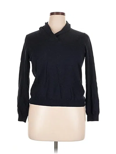 Pre-owned Brooks Brothers 346 Wool Pullover Sweater In Black