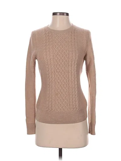 Pre-owned Brooks Brothers 346 Wool Pullover Sweater In Brown