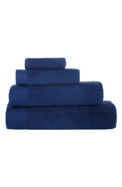 Brooks Brothers 3-piece Solid Signature Cotton Towel Set In Navy