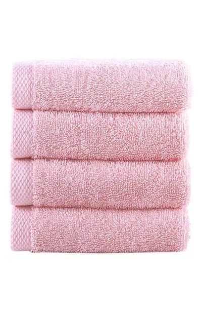Brooks Brothers 3-piece Solid Signature Cotton Towel Set In Pink