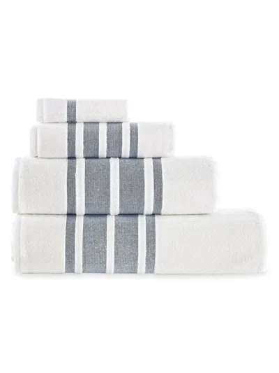 Brooks Brothers Kids' 4-piece Hand Towel Set In White