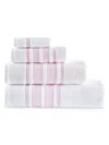Brooks Brothers Kids' 4-piece Hand Towel Set In Pink