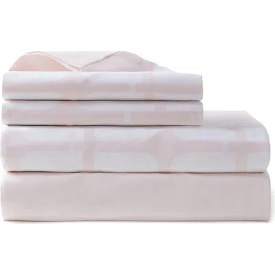 Brooks Brothers 4-piece Sheet Set In Pink