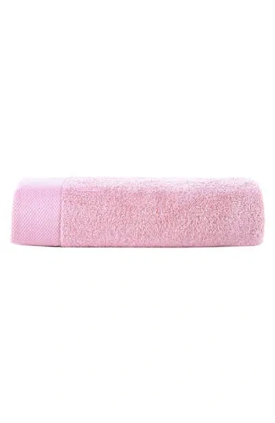 Brooks Brothers 4-piece Solid Signature Cotton Towel Set In Pink