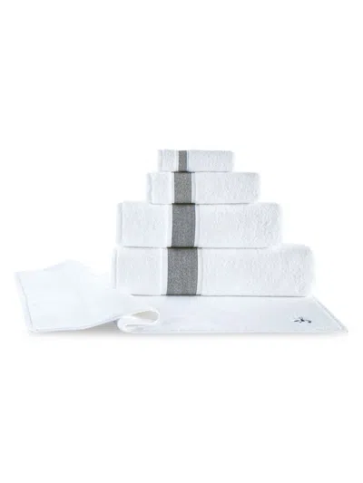 Brooks Brothers 4-piece Turkish Cotton Hand Towel Set In Anthracite