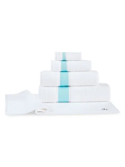 Brooks Brothers Kids' 4-piece Turkish Cotton Hand Towel Set In White