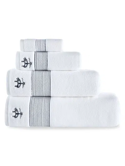 Brooks Brothers 4-piece Turkish Cotton Wash Cloth Set In Navy