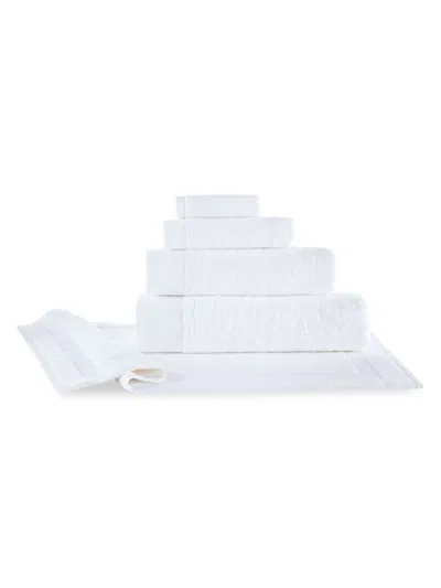 Brooks Brothers 4-piece Turkish Cotton Wash Cloth Set In White
