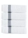 Brooks Brothers 4-piece Wash Cloth Set In Navy