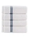 Brooks Brothers Kids' 4-piece Wash Cloth Set In White