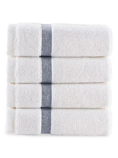 Brooks Brothers 4-piece Wash Cloth Set In Navy