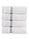 Brooks Brothers 4-piece Wash Cloth Set In Taupe