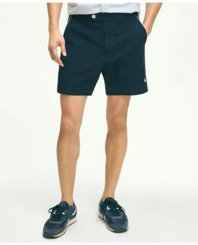 Brooks Brothers 5" Canvas Tennis Shorts In Navy