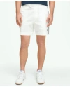 Brooks Brothers 5" Canvas Tennis Shorts In White