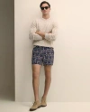 Brooks Brothers 5" Newport Swim Trunks In Blue