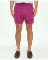 Brooks Brothers 5.5" Wide-wale Corduroy Shorts Pants In Medium Purple