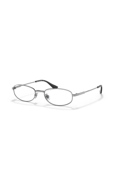 Brooks Brothers 52mm Oval Optical Glasses In Gray