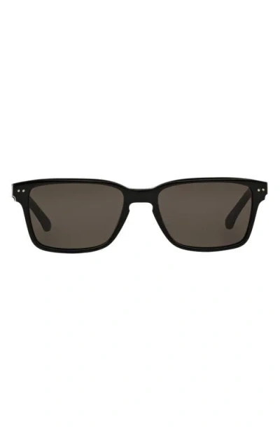 Brooks Brothers 52mm Rectangular Sunglasses In Black