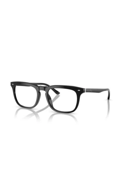 Brooks Brothers 53mm Rectangle Optical Glasses In Black