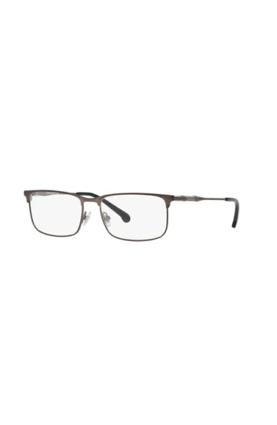 Brooks Brothers 55mm Rectangle Optical Glasses In Purple