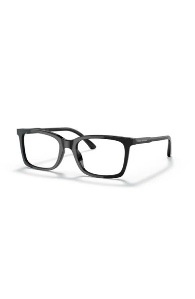 Brooks Brothers 55mm Square Optical Glasses In Black