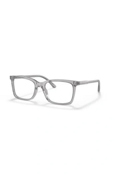 Brooks Brothers 55mm Square Optical Glasses In Gray