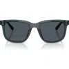 Brooks Brothers 53mm Rectangular Sunglasses In Black