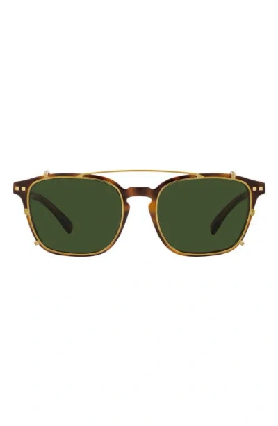 Brooks Brothers 55mm Square Sunglasses In Green